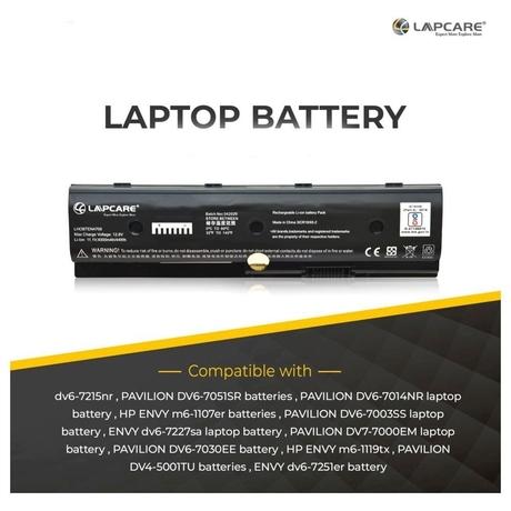 Lapcare LHOBTEN4709 6-Cell 4000mAh Laptop Battery, Black-4