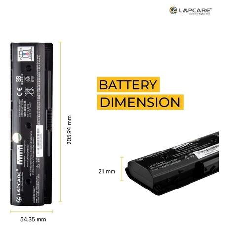 Lapcare LHOBTEN4617 6-Cell 4000mAh Laptop Battery, Black-3