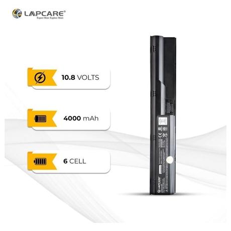 Lapcare LHOBT6C3889 6-Cell 4000mAh Laptop Battery, Black-2