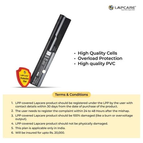 Lapcare LHOBT6C3889 6-Cell 4000mAh Laptop Battery, Black-5