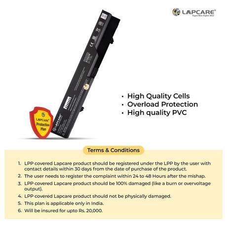 Lapcare LHOBT6C2622 6-Cell 4000mAh Laptop Battery, Black-3