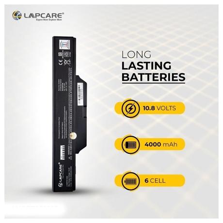Lapcare LHOBT6C1600 6-Cell 4000mAh Laptop Battery, Black-2