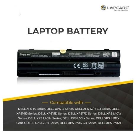 Lapcare LDOBTXP4485 6-Cell 4000mAh Laptop Battery, Black-4