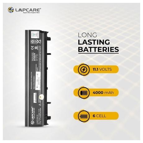 Lapcare LDOBTUD6119 6-Cell 4000mAh Laptop Battery, Black-2