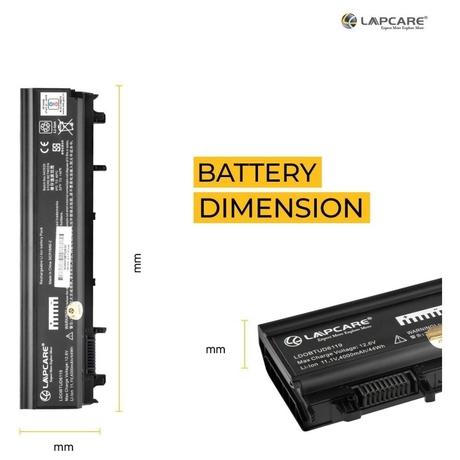 Lapcare LDOBTUD6119 6-Cell 4000mAh Laptop Battery, Black-3