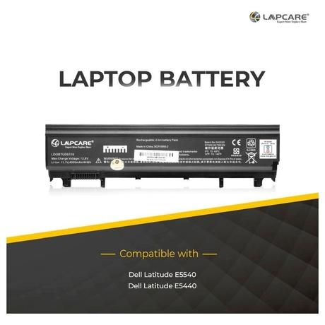 Lapcare LDOBTUD6119 6-Cell 4000mAh Laptop Battery, Black-4