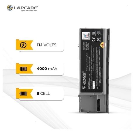 Lapcare LDOBTLA4481 6-Cell 4000mAh Laptop Battery, Black-2