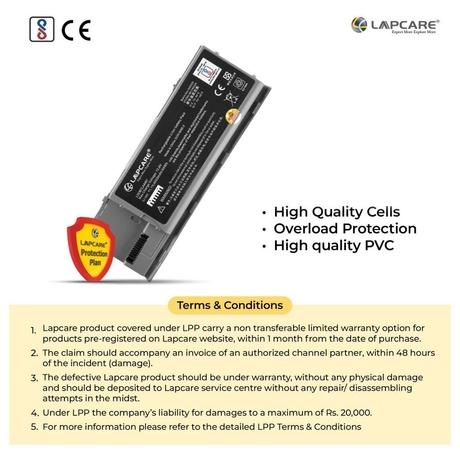 Lapcare LDOBTLA4481 6-Cell 4000mAh Laptop Battery, Black-5