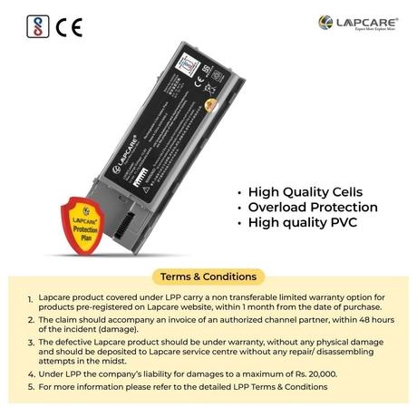 Lapcare LDOBTLA4481 6-Cell 4000mAh Laptop Battery, Black-5