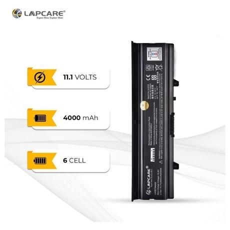 Lapcare LDOBTIN4603 6-Cell 4000mAh Laptop Battery, Black-1