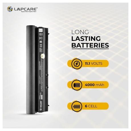 Lapcare LDOBT6C6118 4000 mAh 6-Cell Laptop Battery, Black-2