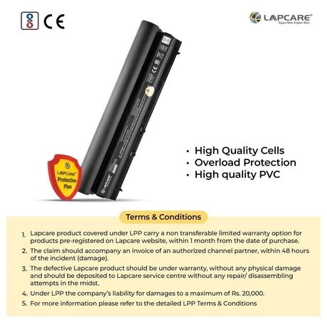 Lapcare LDOBT6C6118 4000 mAh 6-Cell Laptop Battery, Black-5