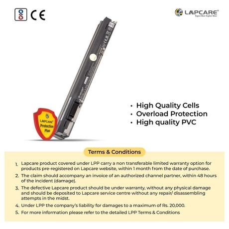 Lapcare LDOBT6C4483 4000mAh 6-Cell Laptop Battery, Black-5