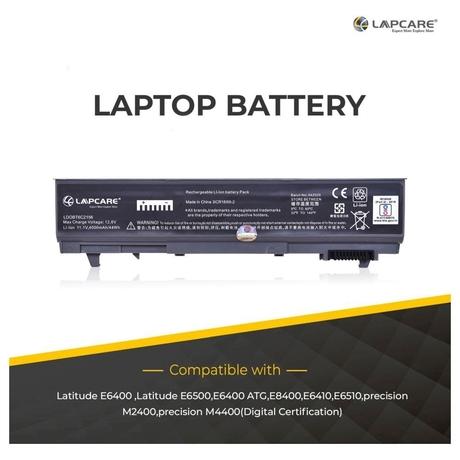 Lapcare LDOBT6C2156 4000mAh 6-Cell Laptop Battery, Black-4