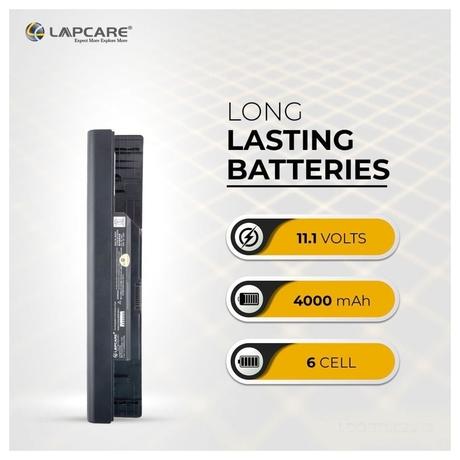 Lapcare LDOBT6C2043 4000mAh 6-Cell Laptop Battery, Black-1