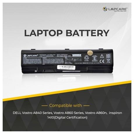 Lapcare LDOBT6C2022 4000mAh 6-Cell Laptop Battery, Black-4