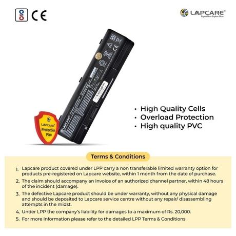Lapcare LDOBT6C2022 4000mAh 6-Cell Laptop Battery, Black-5