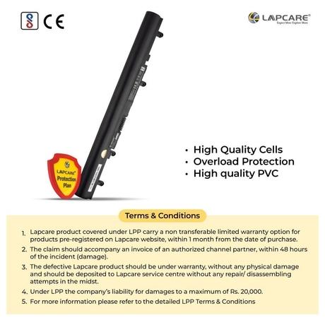 Lapcare LAOBTVS4866 4-Cell 2000mAh Laptop Battery, Black-5