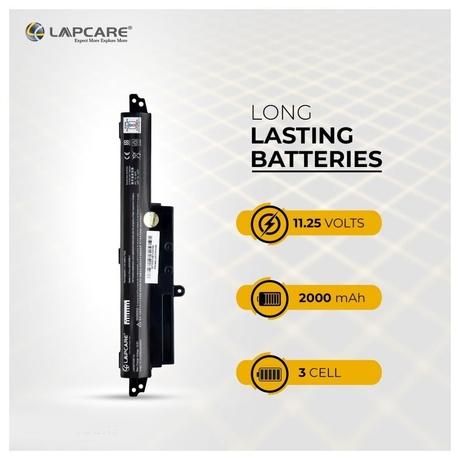 Lapcare LAOBTVO6115 3-Cell 2000mAh Laptop Battery, Black-2