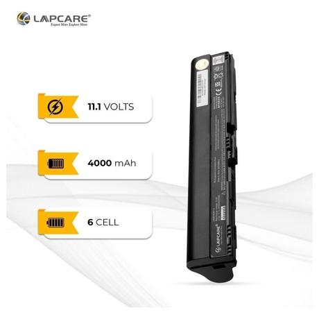 Lapcare LAOBT6C6113 6-Cell 4000mAh Laptop Battery, Black-2