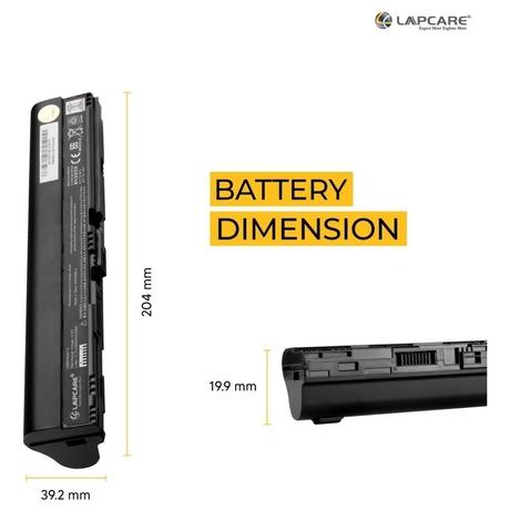 Lapcare LAOBT6C6113 6-Cell 4000mAh Laptop Battery, Black-3