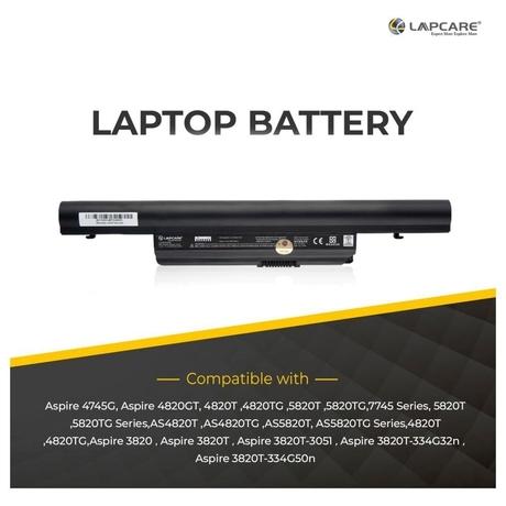 Lapcare LAOBT6C3288 6-Cell 4000mAh, Laptop Battery, Black-3