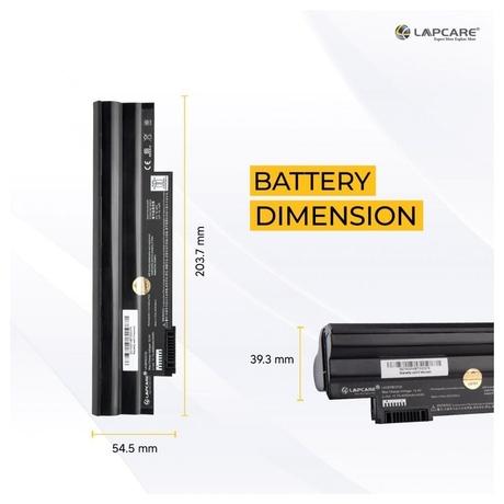 Lapcare LAOBT6C2733 6-Cell 4000mAh, Laptop Battery, Black-2