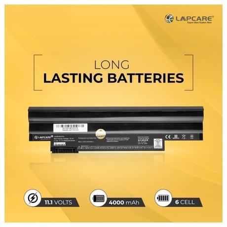 Lapcare LAOBT6C2733 6-Cell 4000mAh, Laptop Battery, Black-3