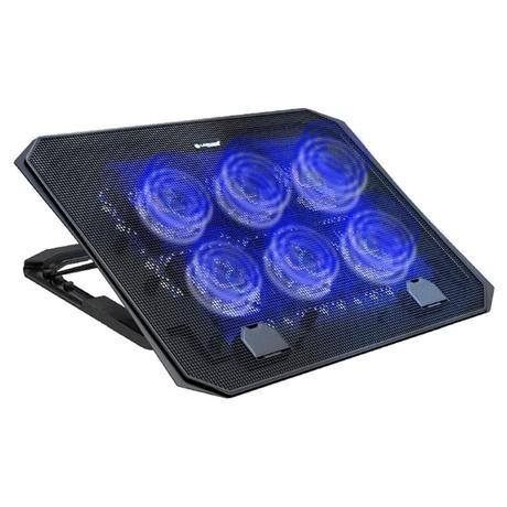 Lapcare Chillmate Pro LPC-113 Laptop Cooling Pad with 6 Fans for Upto 48.26 cm (19 inch) Laptop, Black-0