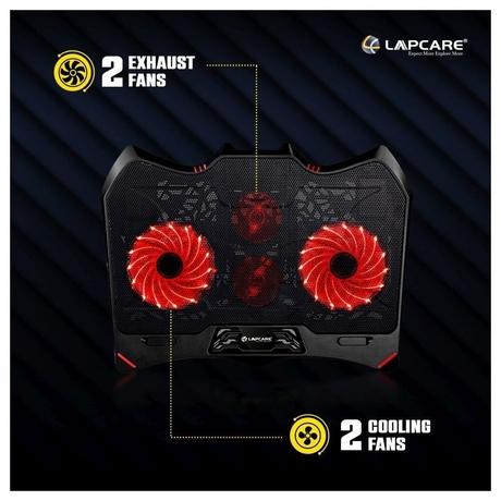 Lapcare Winner LPC-111 Laptop Cooling Pad with 4 Fans for Upto 43.18 cm (17 inch) Laptop, Black-6