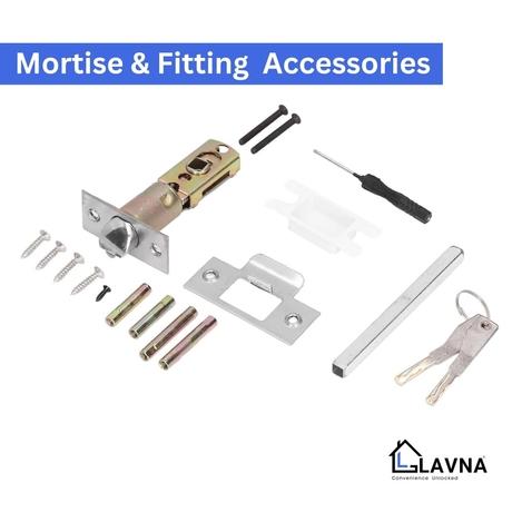 LAVNA LA15 Smart Door Lock with 3 Way of Access (Single Bold Wooden Door Lock)-6