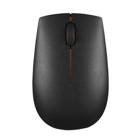 Lenovo 300 Wireless Compact Mouse, 1000 DPI Optical sensor, 2.4GHz Wireless Nano USB, 10m range, 3 Button(left,right,scroll) upto 3M left/right clicks & 1 Year Battery, Ambidextrous, Ergonomic-1