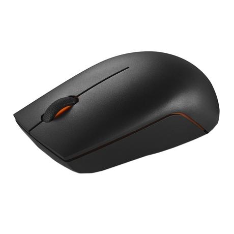 Lenovo 300 Wireless Compact Mouse, 1000 DPI Optical sensor, 2.4GHz Wireless Nano USB, 10m range, 3 Button(left,right,scroll) upto 3M left/right clicks & 1 Year Battery, Ambidextrous, Ergonomic-2