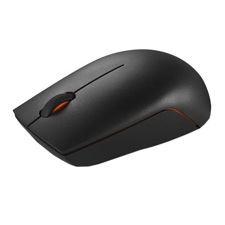 Lenovo 300 Wireless Compact Mouse, 1000 DPI Optical sensor, 2.4GHz Wireless Nano USB, 10m range, 3 Button(left,right,scroll) upto 3M left/right clicks & 1 Year Battery, Ambidextrous, Ergonomic-2