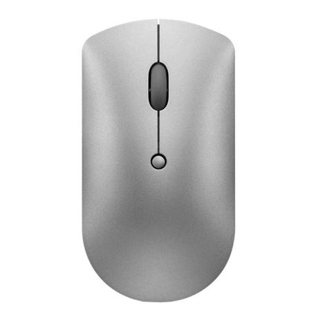 Lenovo 600 Silent Optical Bluetooth Mouse, Grey (Pairs Up to Two Devices at Once)-0