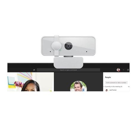 Lenovo 300 Full HD Webcam with Privacy Shutter,Compatible with Windows, Mac, Ubuntu and Chromebook, Cloud Grey-5