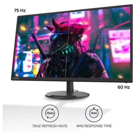 Lenovo D32Q-20 80.01 cm (31.5 inch) with IPS Panel Technology, Borderless, Refresh Rate 75Hz, Black Monitor-3
