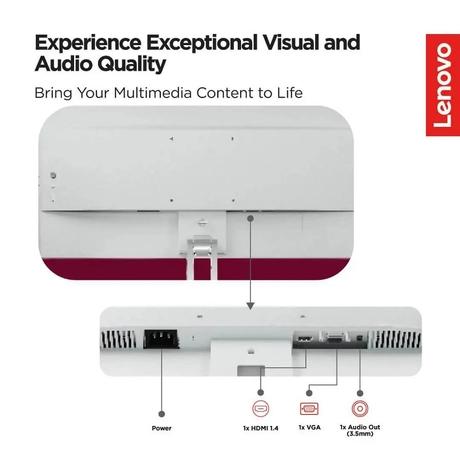Lenovo L Series 67BCKAC6IN 60.45 cm (23.8 inch) Monitor-3