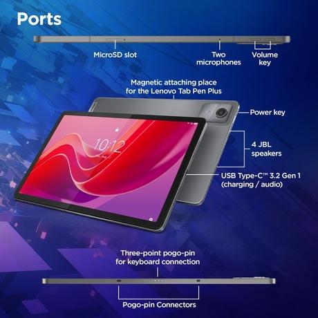 Lenovo Idea Tab 27.94 cm (11 inch) WiFi + 5G Tablet, 256 GB, 8 GB RAM, Grey, ZAFM0708IN-3