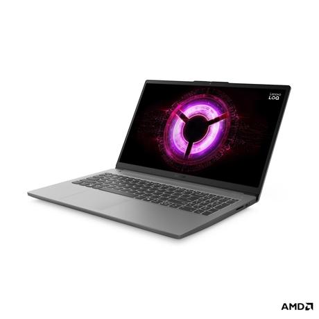 Lenovo LOQ 15ARP10E 83S000CPIN Standard Laptop (AMD Ryzen 7 170/16 GB/512 GB SSD/6 GB-NVIDIA GeForce RTX 4050/Windows 11 Home/MSOffice Home & Student 2024/Full HD), 39.6 cm - 15.6 inch, Luna Grey-1