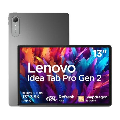 Lenovo Idea Tab Pro Gen 2 33.02 cm (13 inch) Wi-Fi Tablet with Pen, 256 GB, 12 GB RAM, Luna Grey, ZAHD0729IN-1
