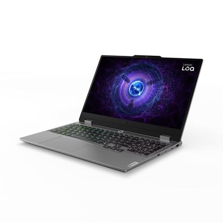 Lenovo LOQ 15IRX9 83DV01K5IN Standard Laptop (Intel Core i5-13450HX/16 GB/512 GB SSD/6-4050/NVIDIA GeForce RTX 4050 6GB GDDR6 Graphics/Windows 11/Office Home & Student 2024/FHD), 39.62 cm (15.6 inch), Luna Grey-1