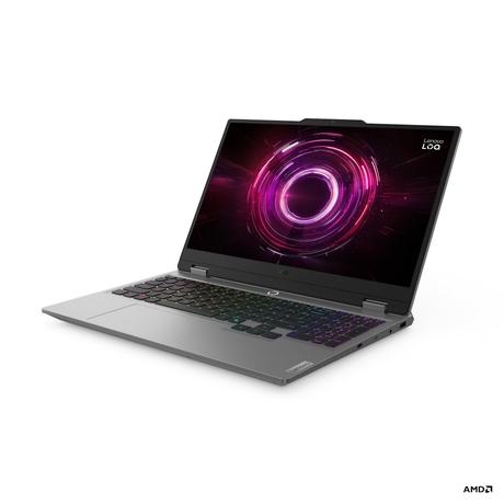 Lenovo LOQ 15AHP10 83JG00GXIN Standard Laptop (AMD Ryzen 7 250/16 GB/512 GB SSD/8-5060/NVIDIA GeForce RTX 5060 8GB GDDR7 Graphics/Windows 11/Office Home 2024 + Lenovo AI Now/FHD), 39.62 cm (15.6 inch), Luna Grey-1