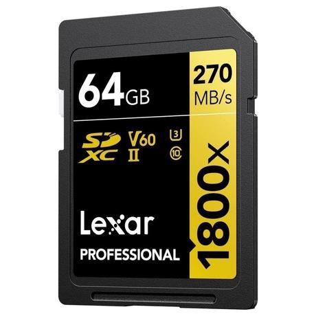 Lexar Professional 1800x 64 GB Gold Series SDXC Memory Card-3