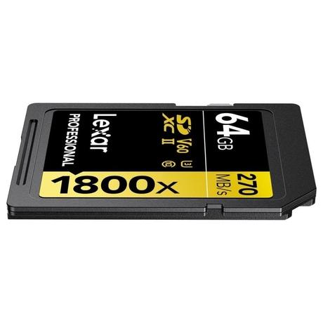Lexar Professional 1800x 64 GB Gold Series SDXC Memory Card-5