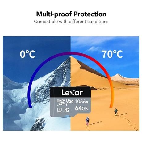 Lexar Professional 1066x 64 GB Silver Series microSDXC Memory Card-3