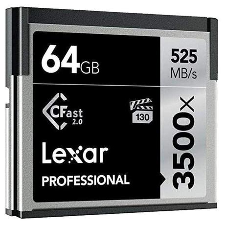 Lexar Professional 3500x 64 GB CFast 2.0 Memory Card-2