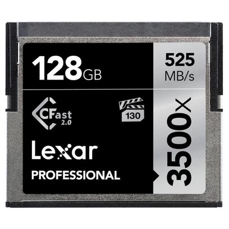 Lexar Professional 3500x 128 GB CFast 2.0 Memory Card-0