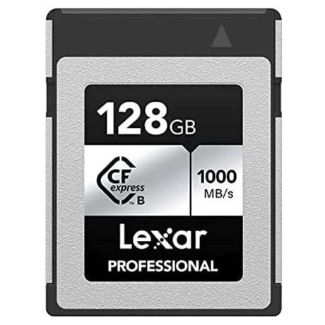 Lexar Professional Type B 128 GB Silver Series CFexpress Memory Card-0