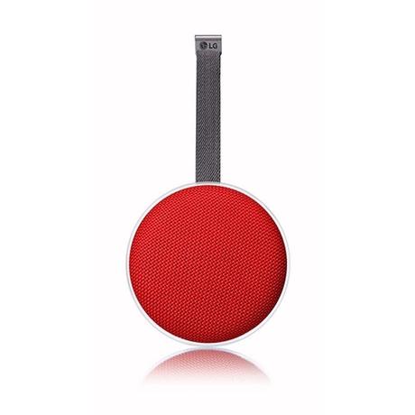 LG PH2R Bluetooth Multimedia Speaker, Red-5